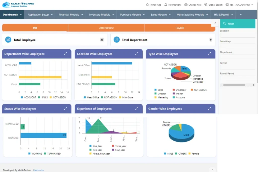 HR and Payroll module