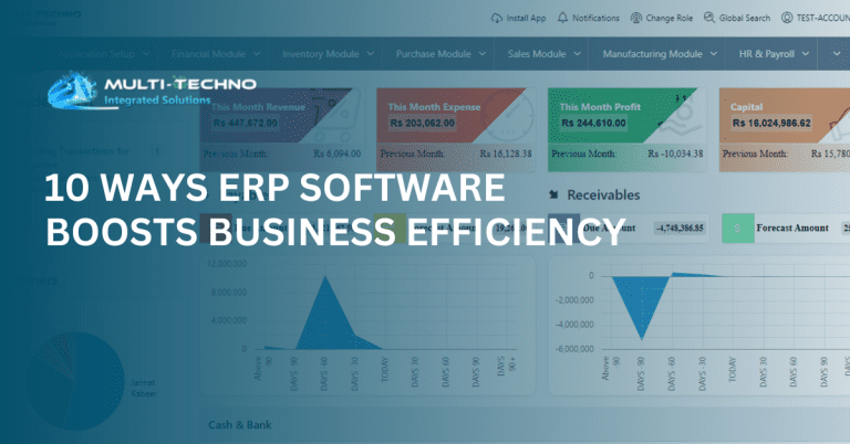 ERP software boosts business efficiency